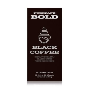 PureCafé Bold – Black Coffee with Cordyceps