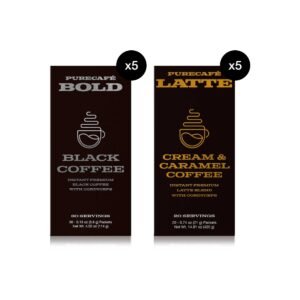 PureCafé Half Bold & Half Latte 10-Pack